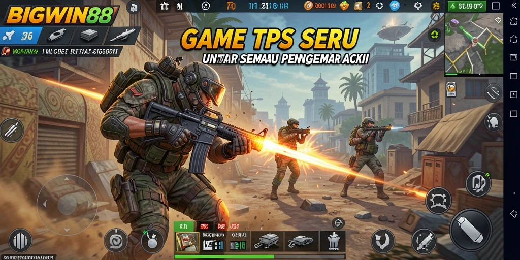 Screenshot utama BIGWIN88 menunjukkan aksi gameplay yang mendebarkan.
