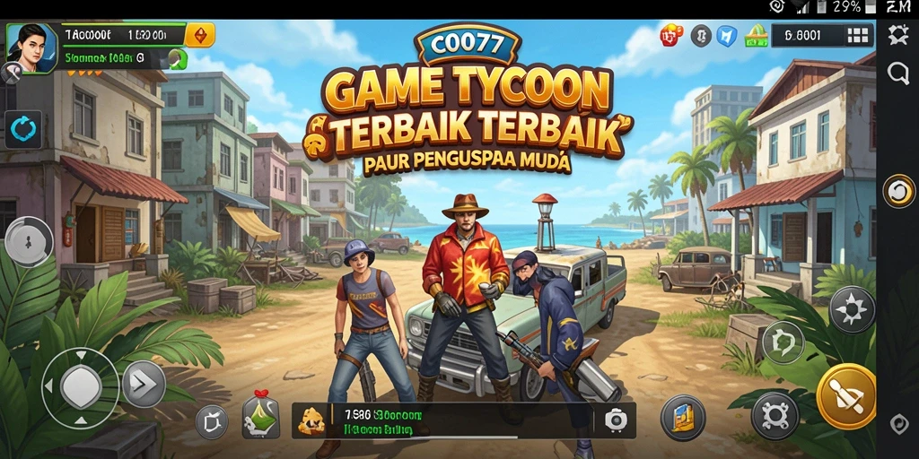 Tampilan gameplay C0077 yang menarik dan penuh strategi Tycoon.
