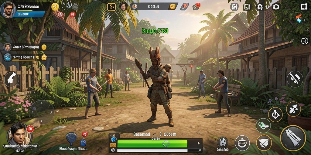 Gameplay C789 yang menampilkan simulasi kehidupan yang realistis dan mengasyikkan.