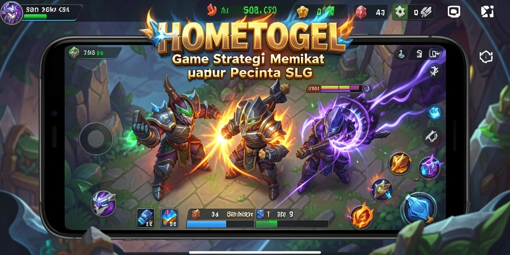 Screenshot gameplay HOMETOGEL menampilkan aksi strategi yang intens.
