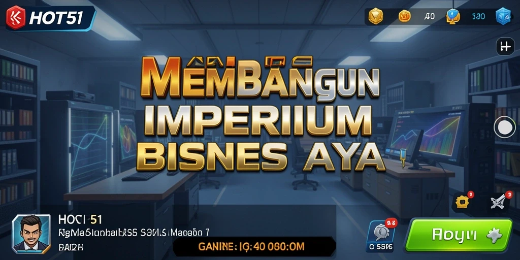 Tampilan gameplay HOT51 yang menampilkan strategi bisnis yang menarik.