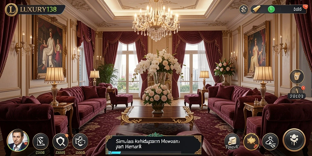 Tampilan gameplay <strong>LUXURY138</strong> yang menakjubkan dengan interaksi pemain.