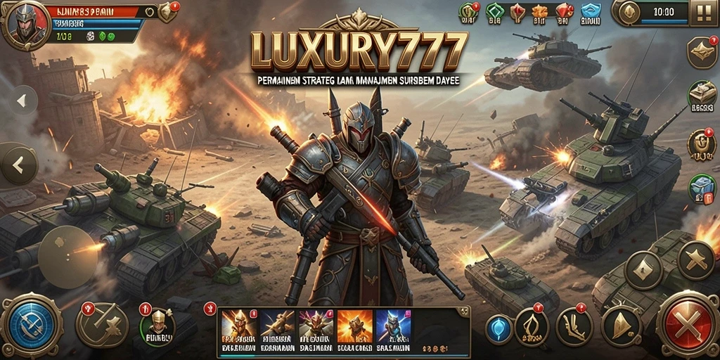Tangkapan layar LUXURY777 menampilkan pertempuran strategi yang menegangkan.
