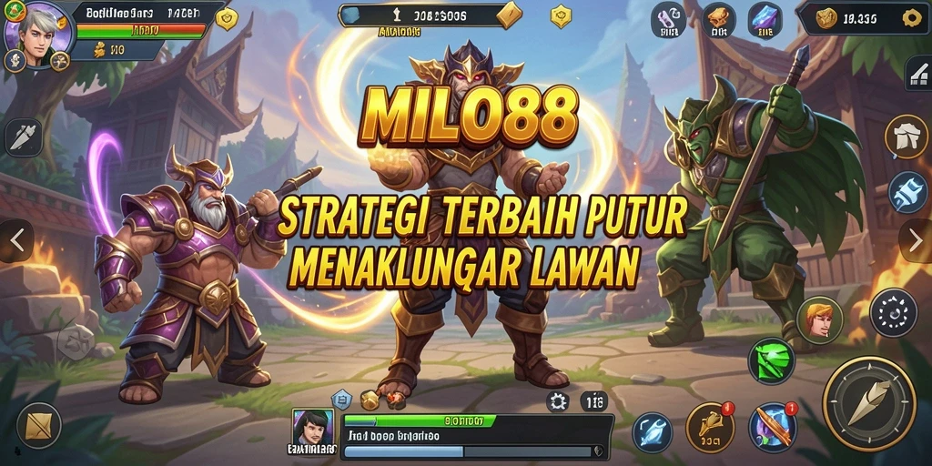 Screenshot gameplay MILO88 menampilkan aksi strategi yang mendebarkan.