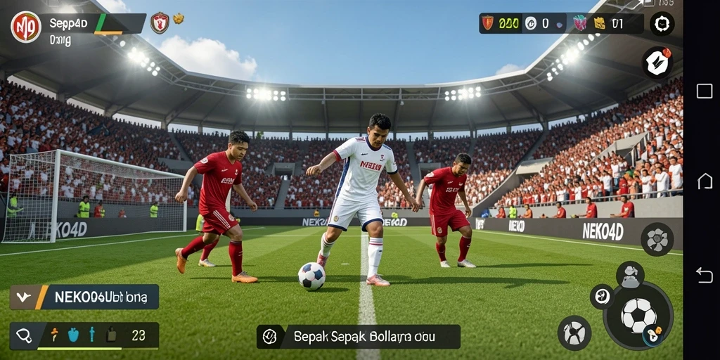 Tampilan gameplay menarik dan mendebarkan dari NEKO4D.