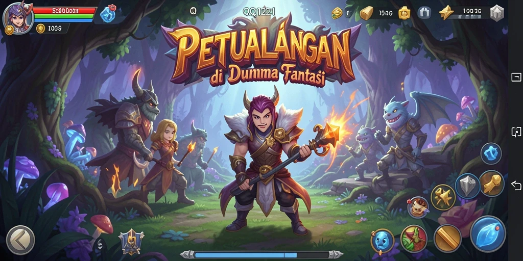 Gameplay seru dengan pemandangan menakjubkan di QQ1221.