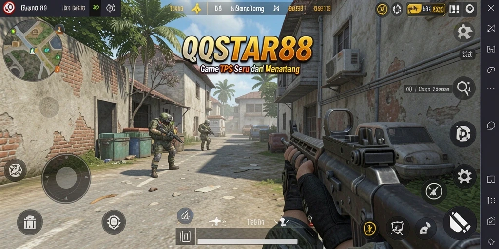 Tampilan gameplay seru dari QQSTAR88 dengan aksi tembak-menembak mendebarkan.