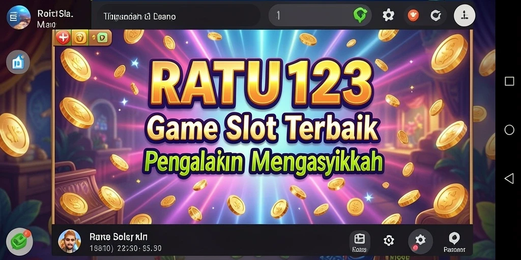 Tampilan gameplay Slot yang mengasyikkan dan penuh warna di RATU123.