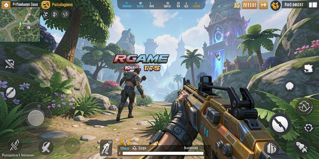 Screenshot menunjukkan action seru dalam RPGAME dengan grafis yang memukau.