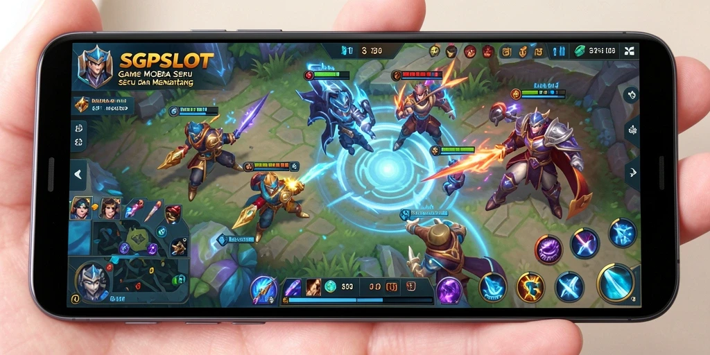 Tampilan gameplay intens dari SGPSLOT yang menampilkan pertarungan hero.