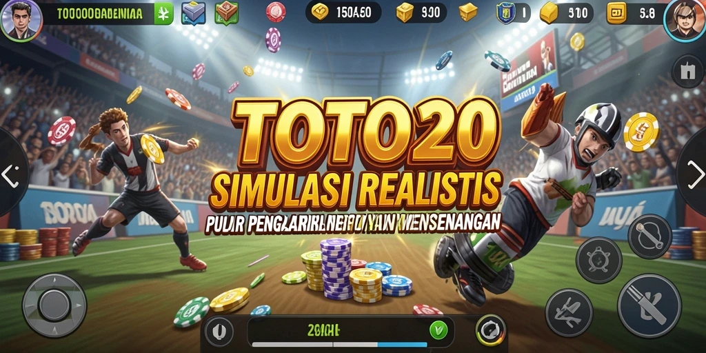 Gameplay TOTO20 menampilkan simulasi yang menarik dan interaktif.