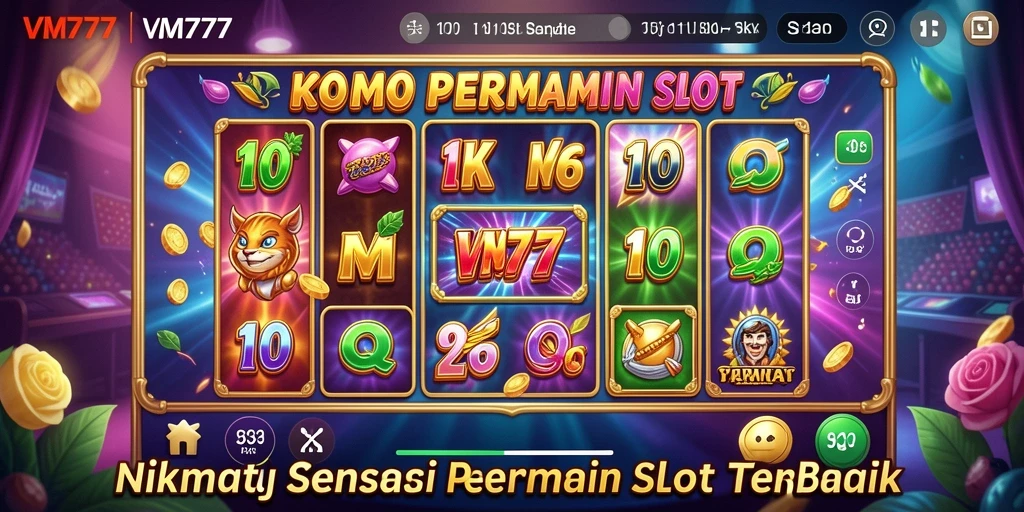 Tampilan gameplay VM777 yang mendebarkan dan penuh warna.